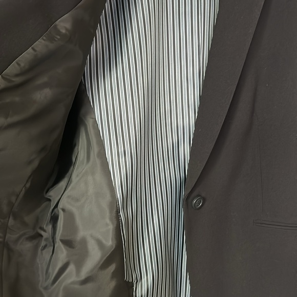 Tahari  ASL Single Button Navy Blazer Size 12 - Picture 5 of 8